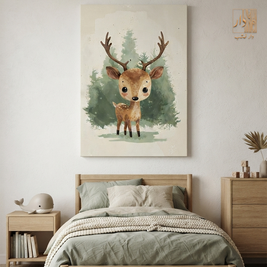 Canvas Wall Art - Forest Fawn