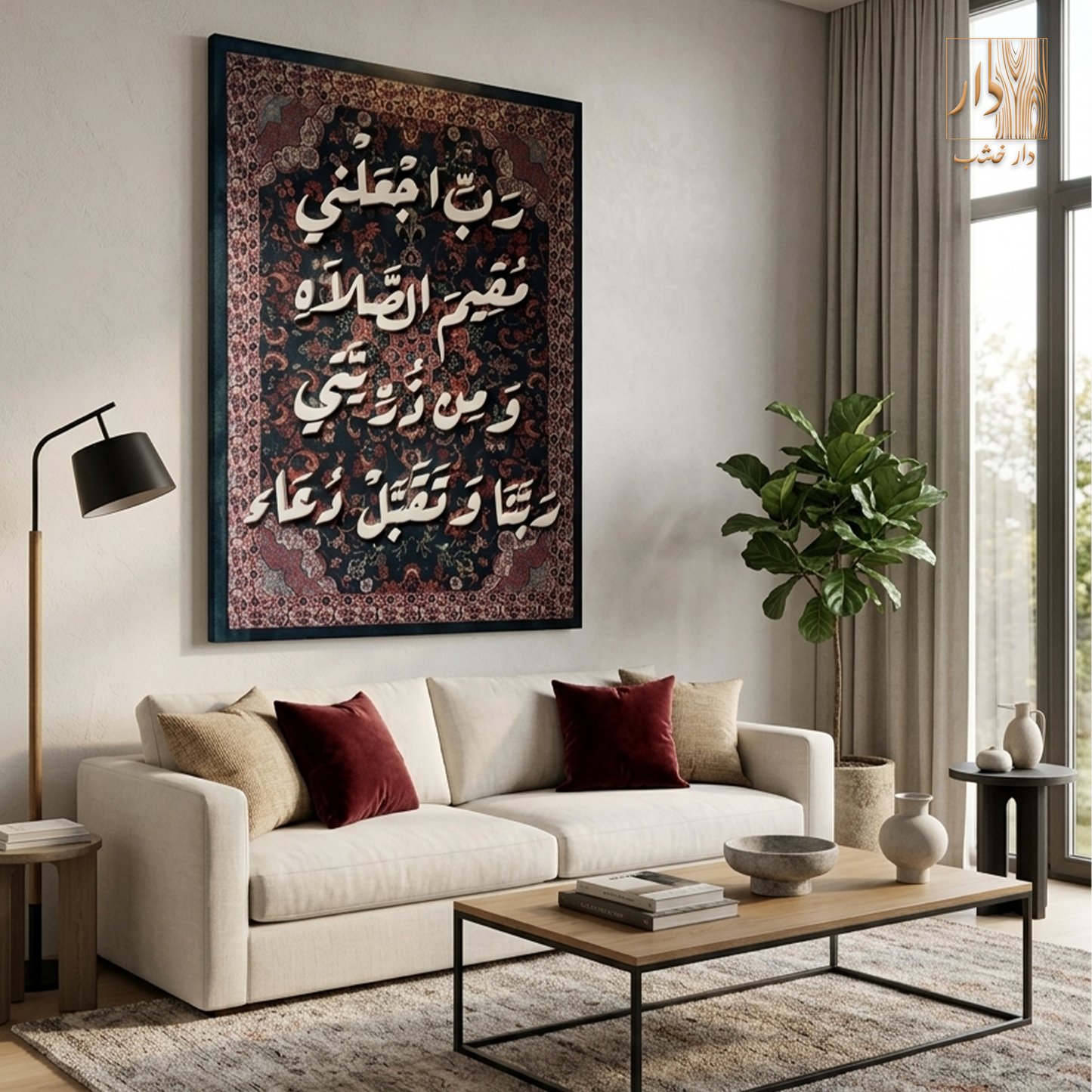 Islamic Canvas Wall Art - رب اجعلني مُقيم الصلاه