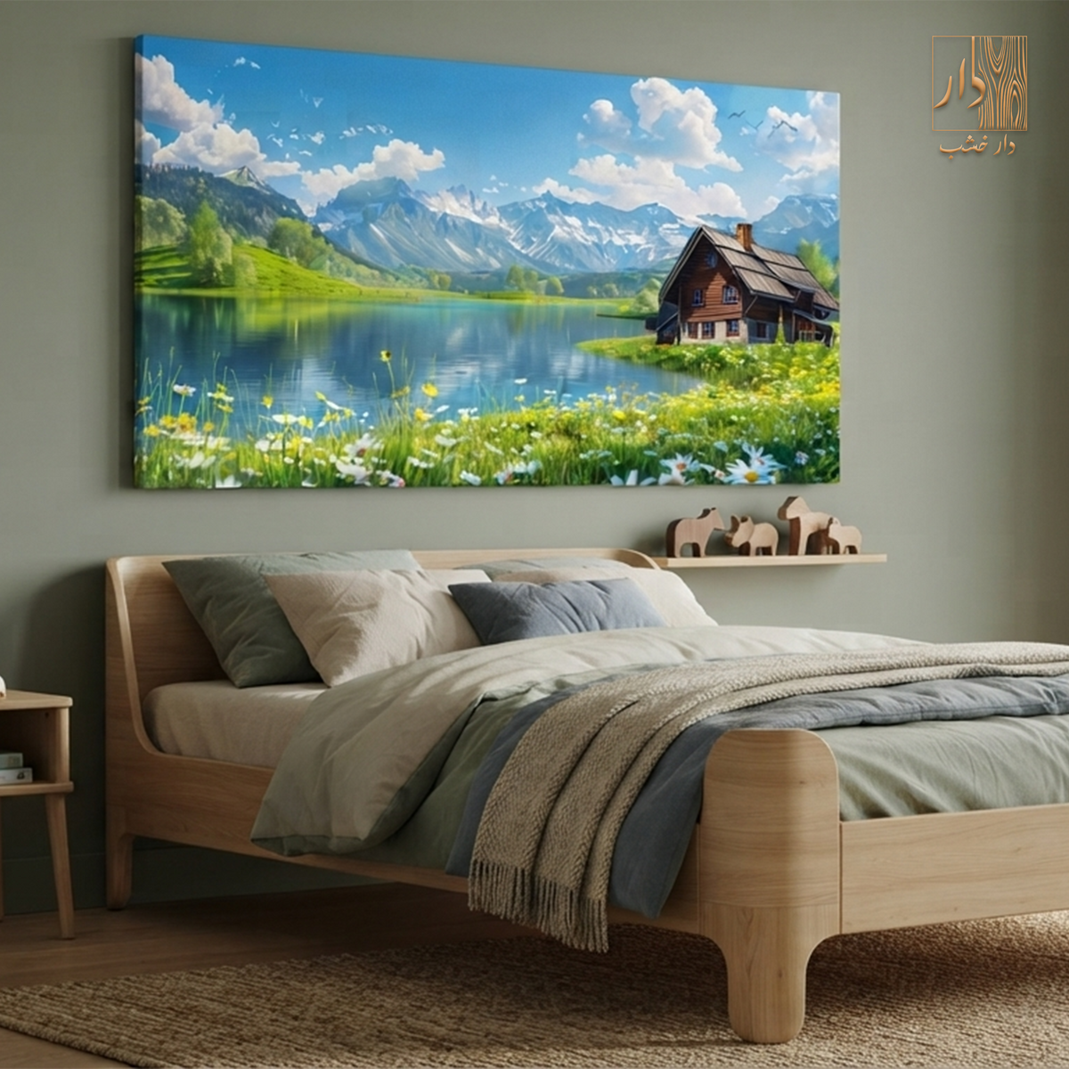 Canvas Wall Art – Lakeside Retreat